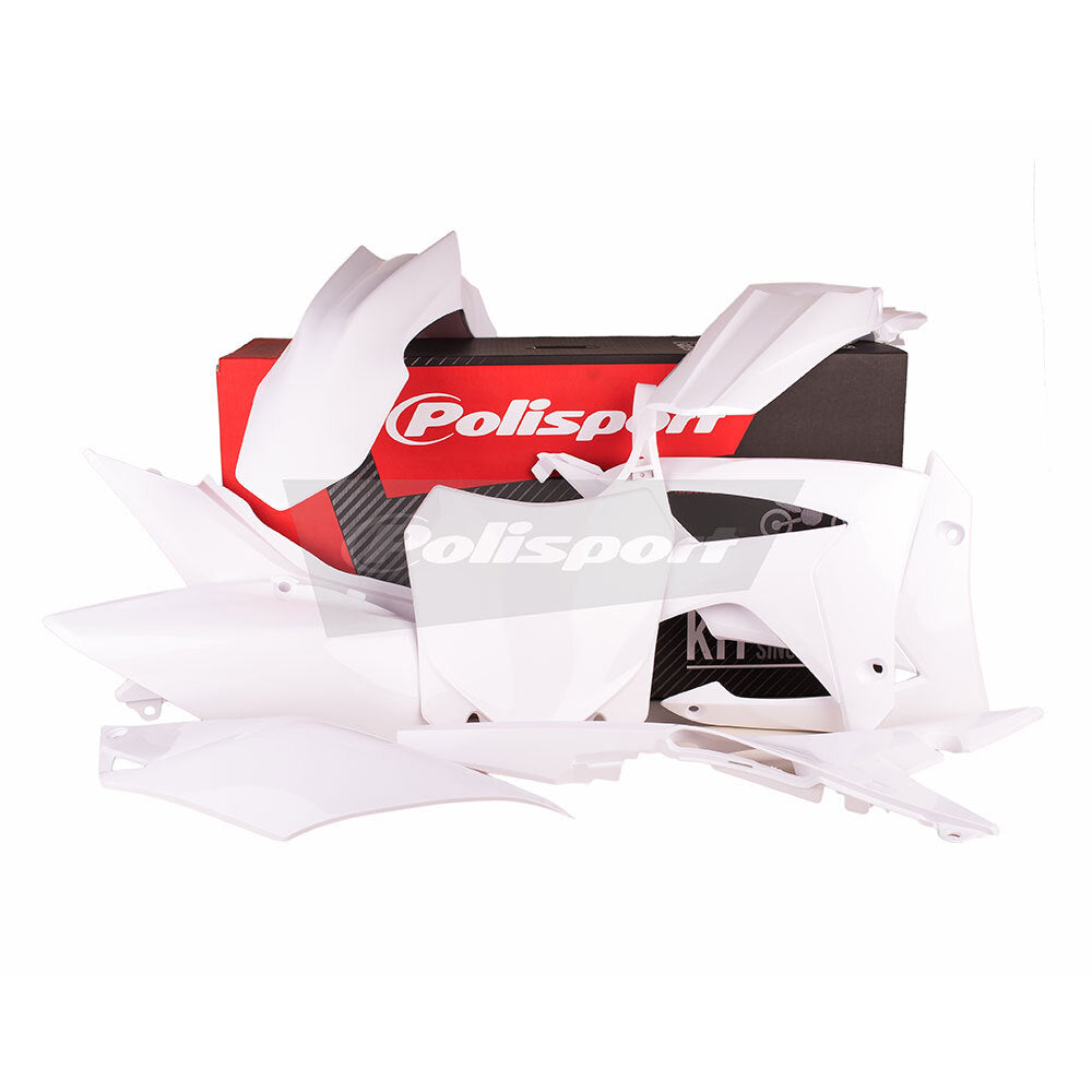 Polisport 75-905-61 Plastics MX Kit White for Honda CRF250R 14-17/CRF450R 13-16