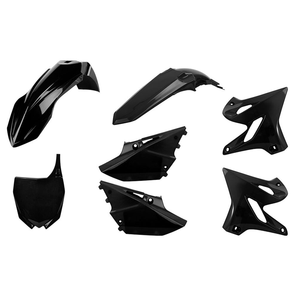 Polisport 75-906-49 Plastics MX Kit Black for Yamaha YZ125/250 15-18