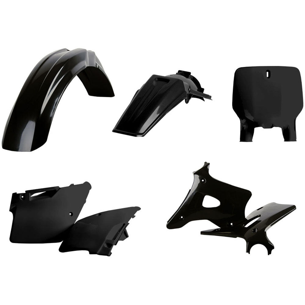 Polisport 75-907-05 Plastics MX Kit Black for Kawasaki KX125/250 96-98