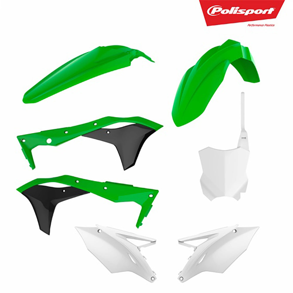 Polisport 75-907-13 Plastics MX Kit OEM 2017-2018 Colours for Kawasaki KX250F 17-19