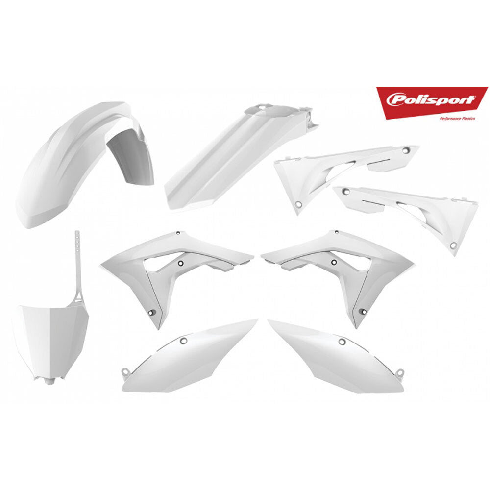 Polisport 75-907-20 Plastics MX Kit White for Honda CRF250 18-20/CRF450R 17-20