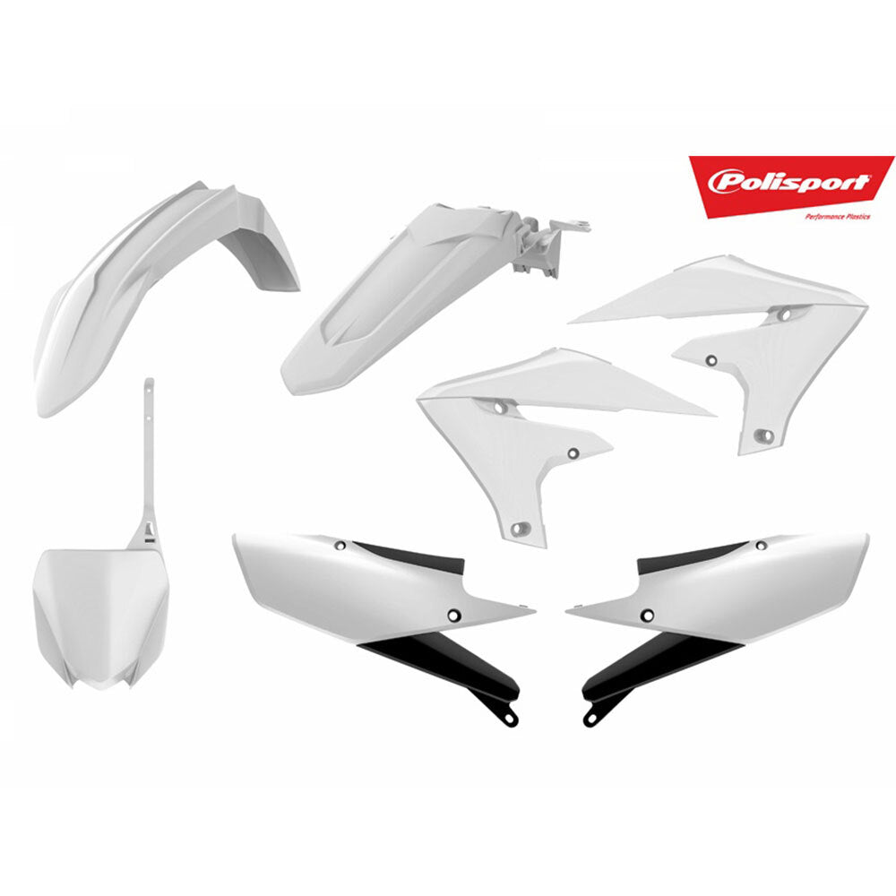 Polisport 75-907-67 Plastics MX Kit White for Yamaha YZ250F 19/YZ450F 18-19