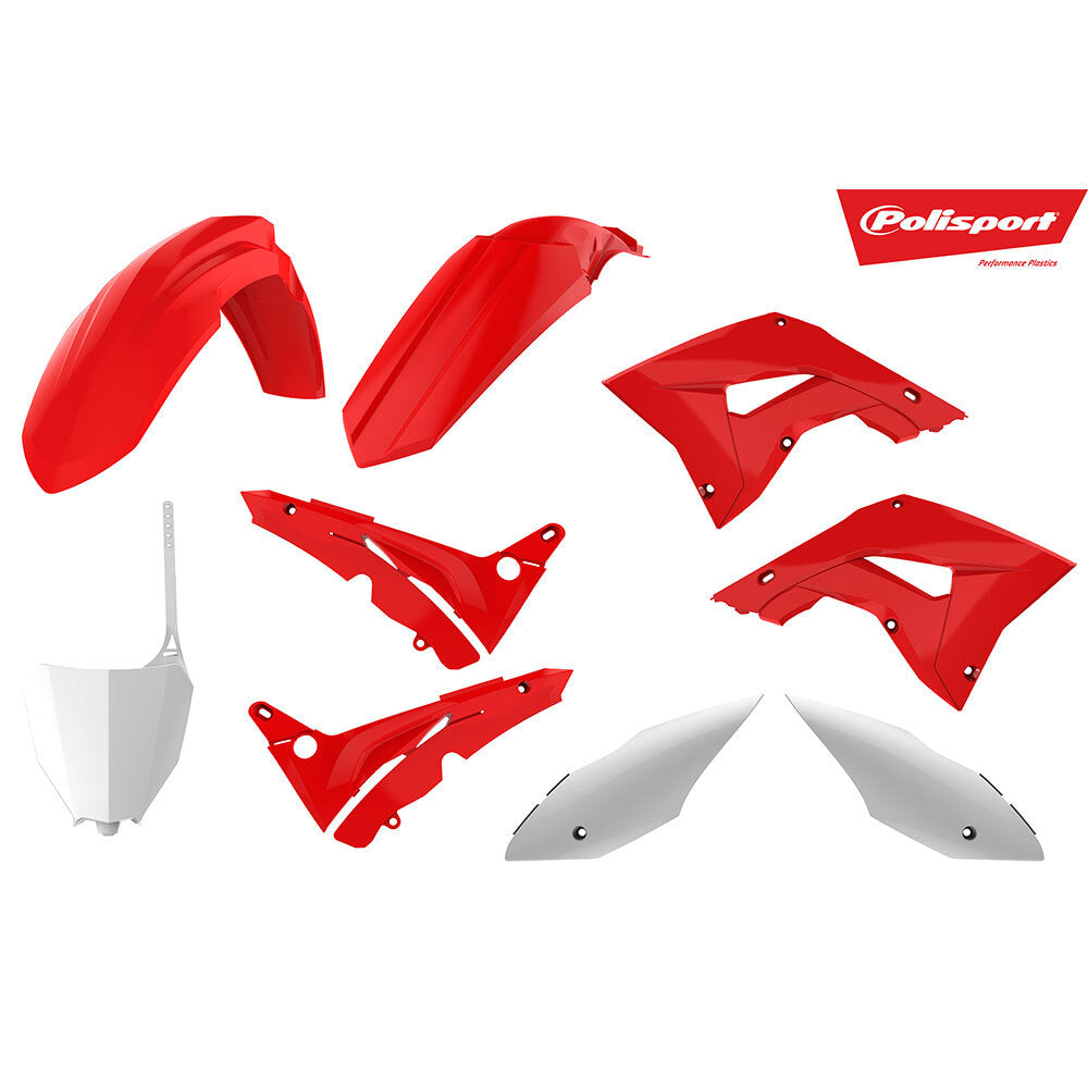 Polisport 75-907-72 Plastics MX Kit (Inc. Air Box Covers) OEM Colours for Honda CR125/250 02-07