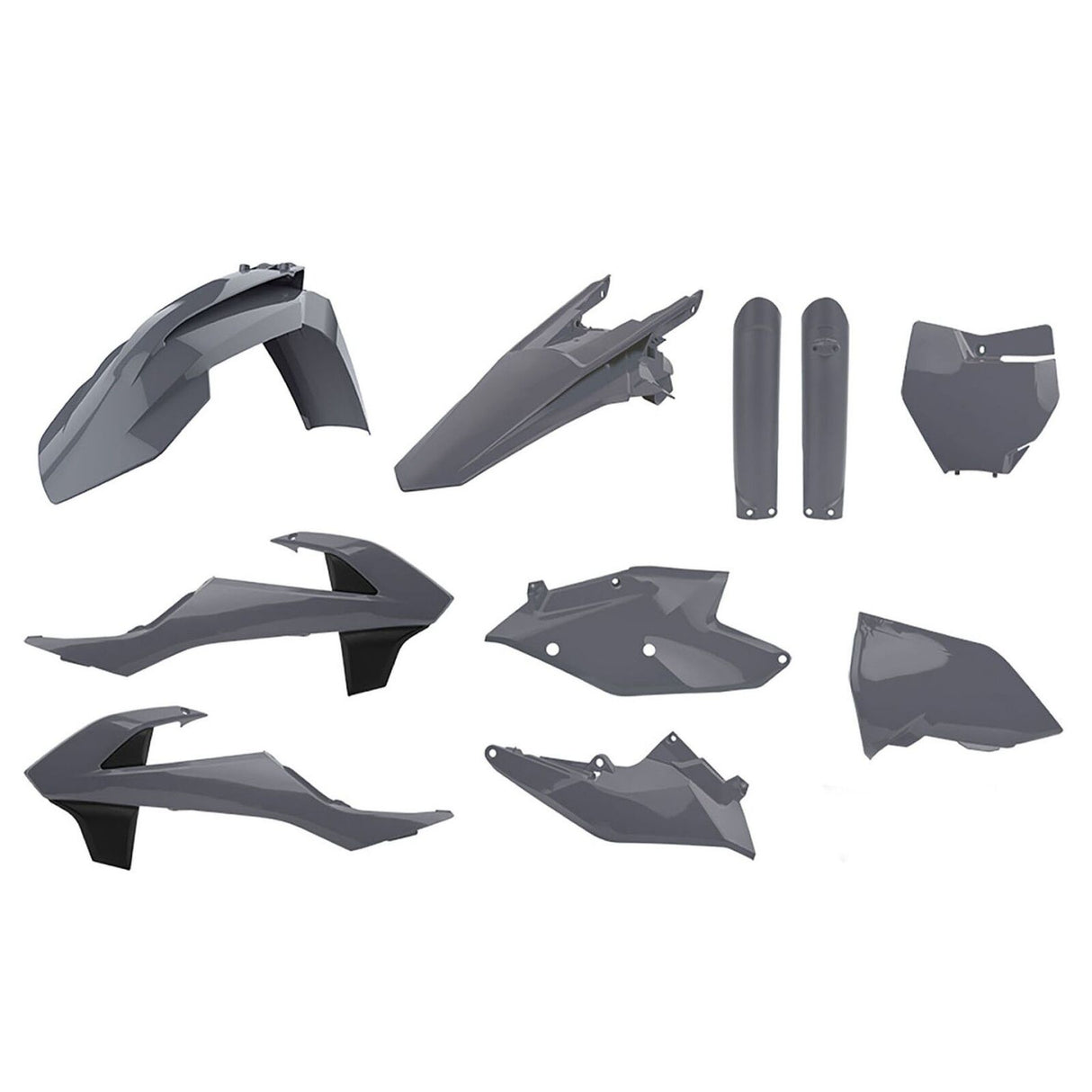 Polisport 75-908-25 Plastics MX Kit Nardo Grey for KTM SX/SX-F/XC/XC-F 16-18