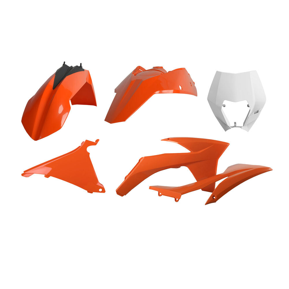 Polisport 75-908-55 Plastics Enduro Kit OEM 2012 Colours for KTM EXC/EXCF 12-13