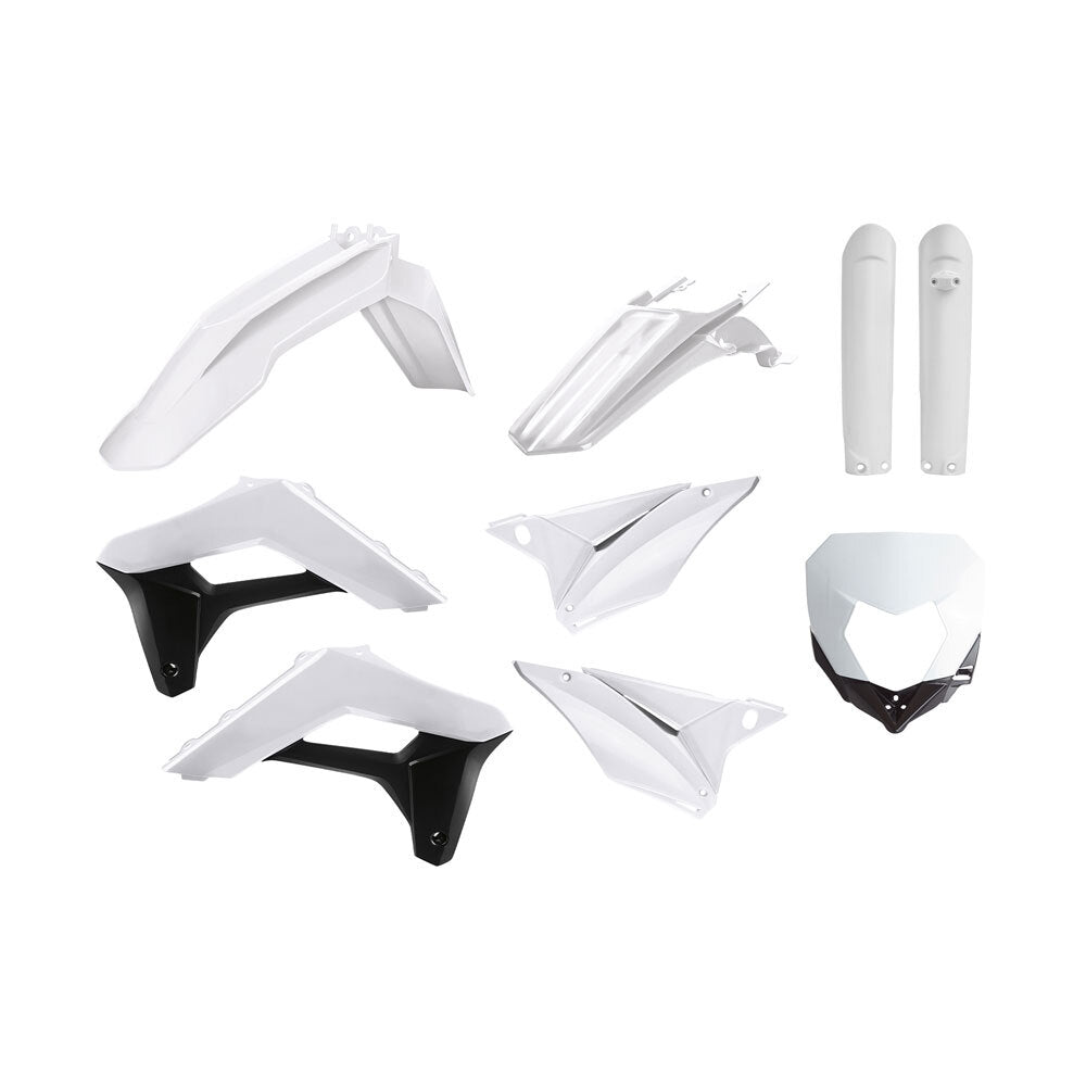 Polisport 75-908-57 Plastics Enduro Kit White for Sherco SE-R/SEF-R 17-23