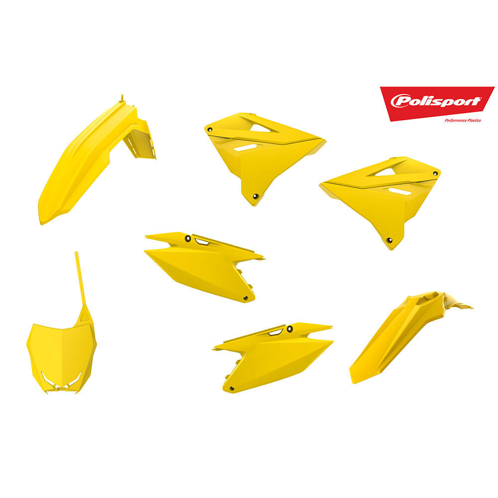 Polisport 75-908-68 Restyle Plastics MX Kit Yellow for Suzuki RM125/250 01-08