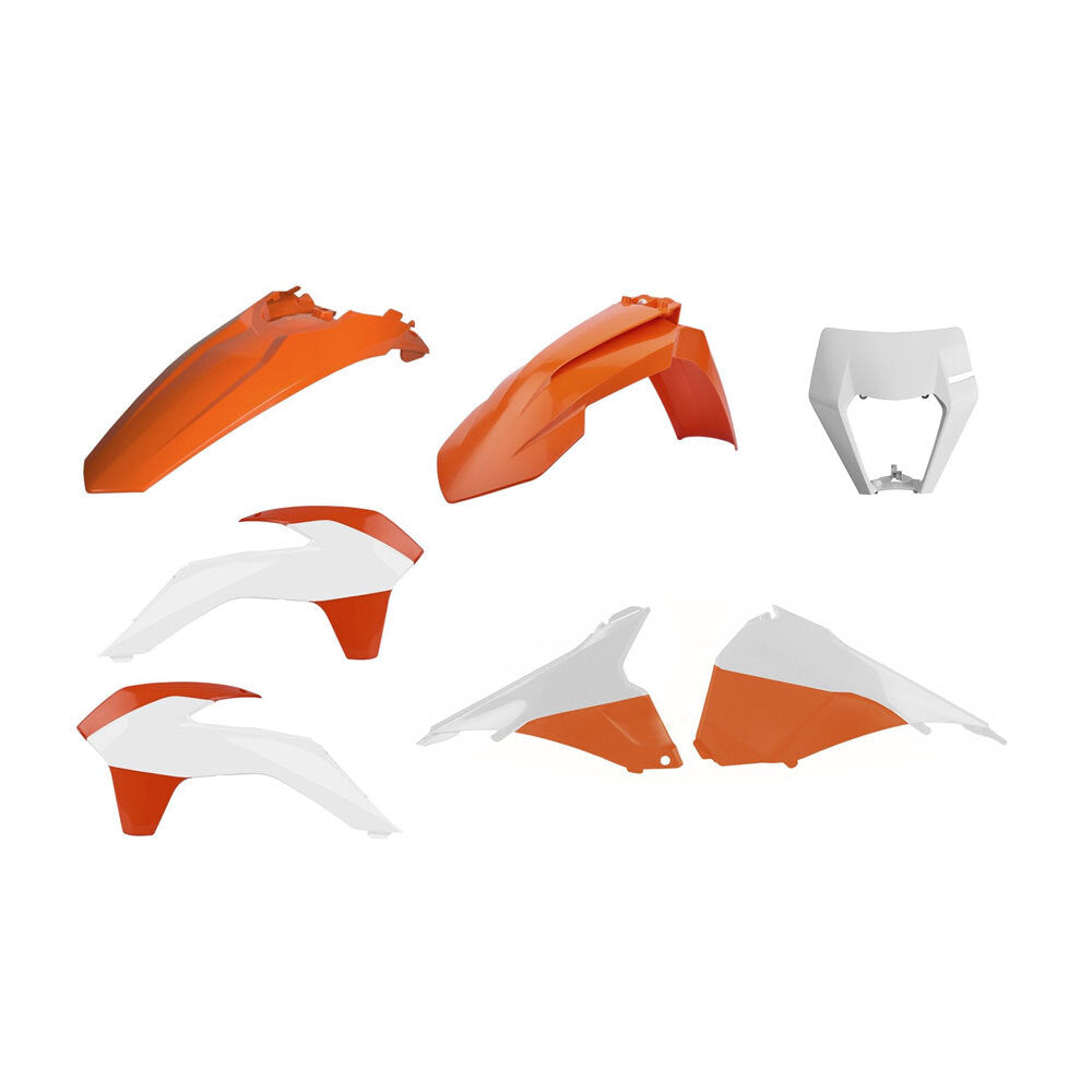 Polisport 75-908-78 Restyle Plastics Enduro Kit OEM Colours (Inc. Headlight Mask) for KTM EXC/EXC-F 14-16