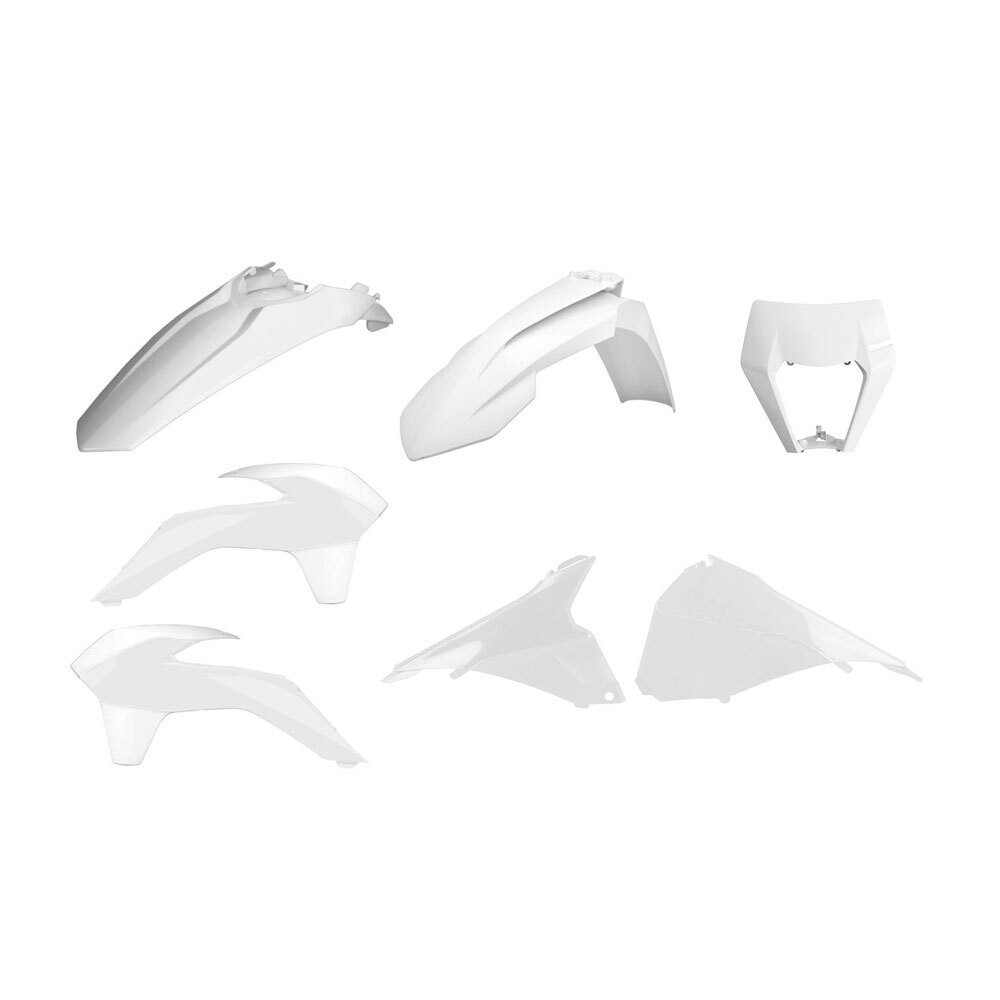 Polisport 75-908-79 Restyle Plastics MX Kit White for KTM EXC/EXC-F/XC-W/XC-FW 14-16