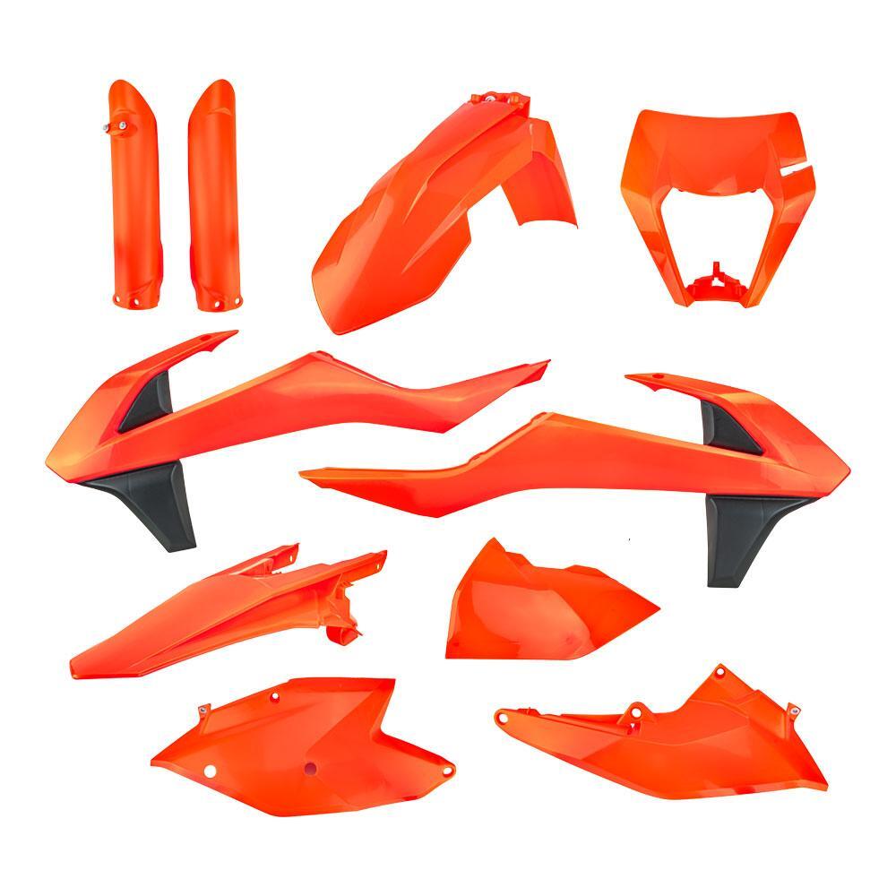 Polisport 75-908-88 Plastics Enduro Kit Fluro Orange for KTM EXC/EXC-F/XC-W/XCF-W 17-19