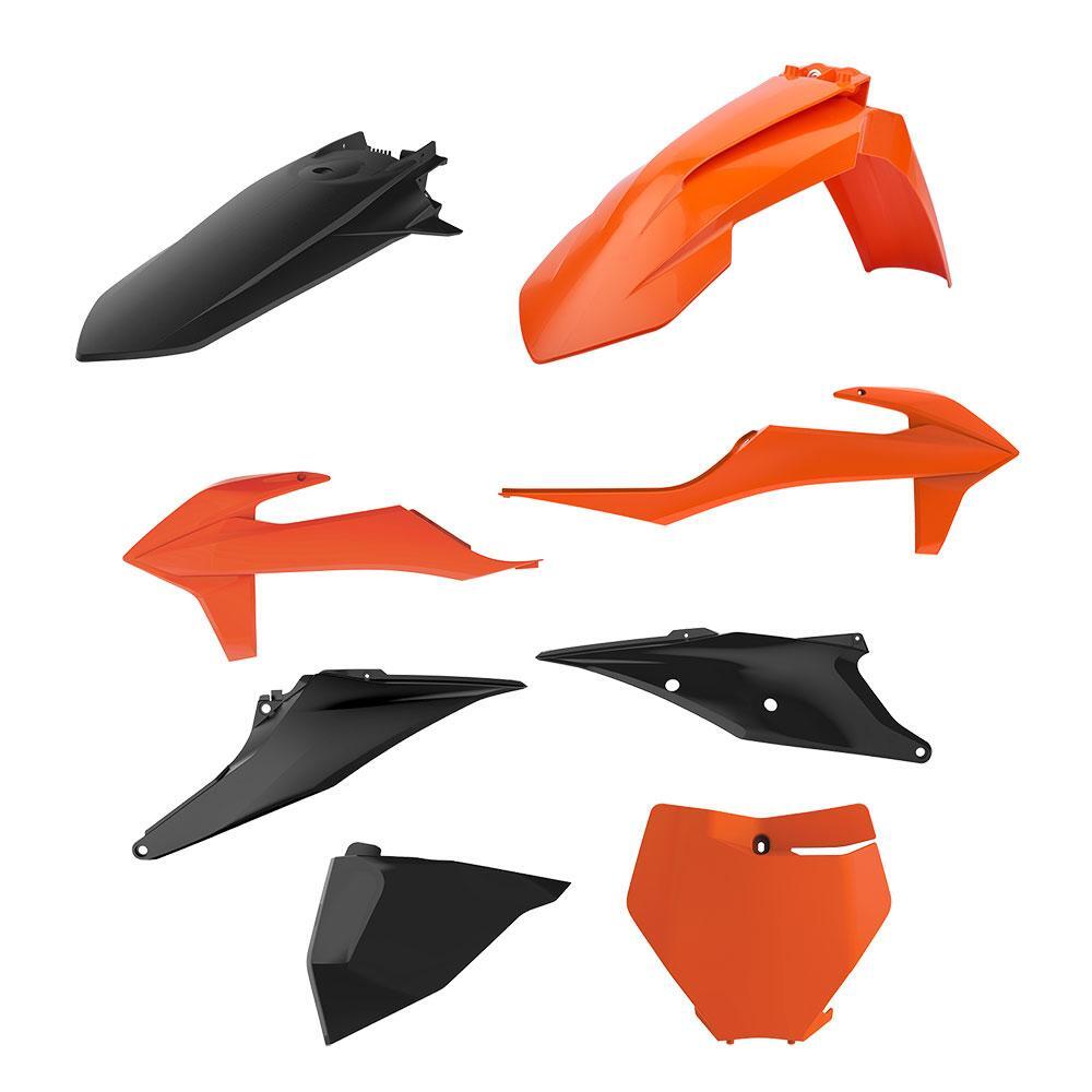 Polisport 75-909-07 Plastics MX Kit Orange/Black for KTM SX/SXF 125/450 2019