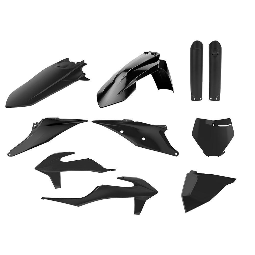 Polisport 75-910-14 Plastics MX Kit Black for KTM SX/SX-F 19-22