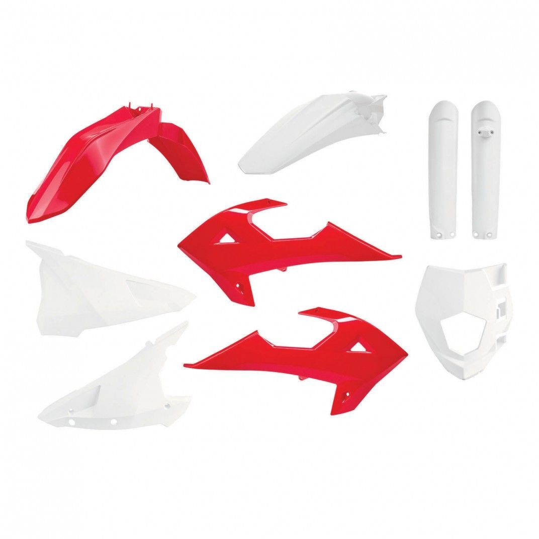 Polisport 75-910-30 Enduro Plastic Kit Red/White for Gas Gas EC/EC-F 18-20/Rieju MR 200/250/300 21-24