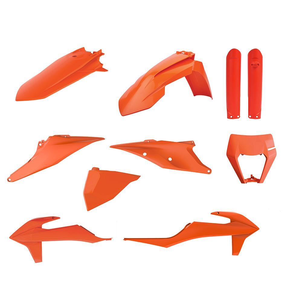 Polisport 75-910-41 Enduro Plastic Kit Orange for KTM EXC/EXC-F/XC-W/XCF-W 20-23