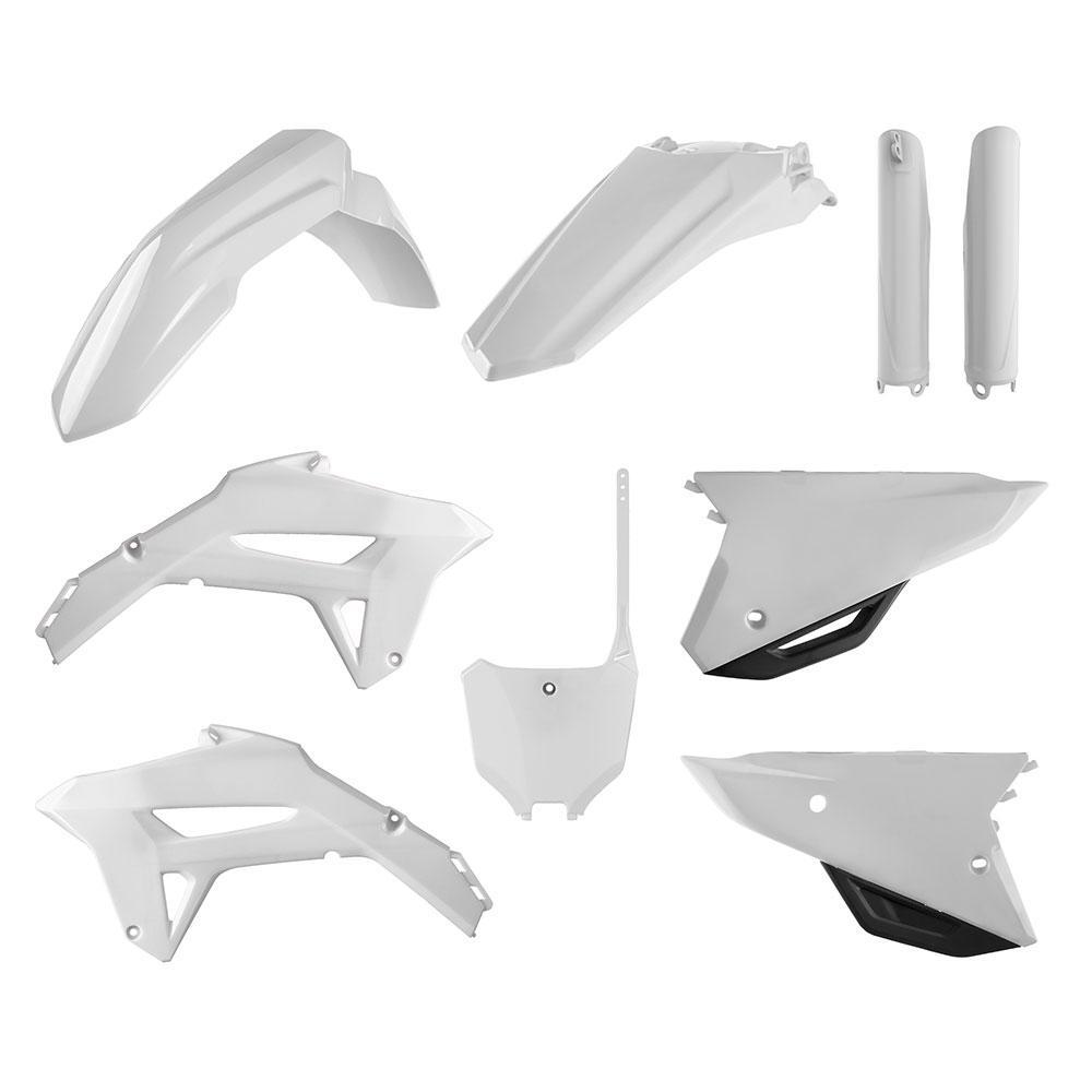 Polisport 75-910-55 MX Plastic Kit White for Honda CRF250R 22-24/CRF450R 21-24