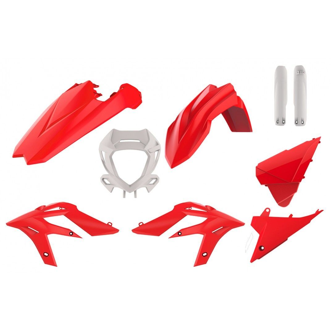 Polisport 75-910-59 Enduro Plastic Kit Red/White for Beta X-Trainer 20-22