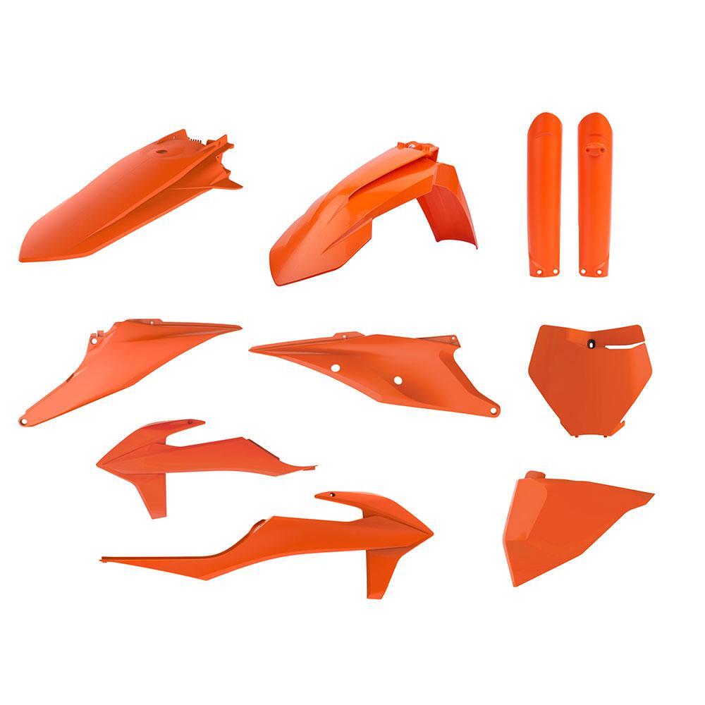 Polisport 75-910-72 MX Plastic Kit Orange for KTM SX/SX-F/XC/XC-F 19-22