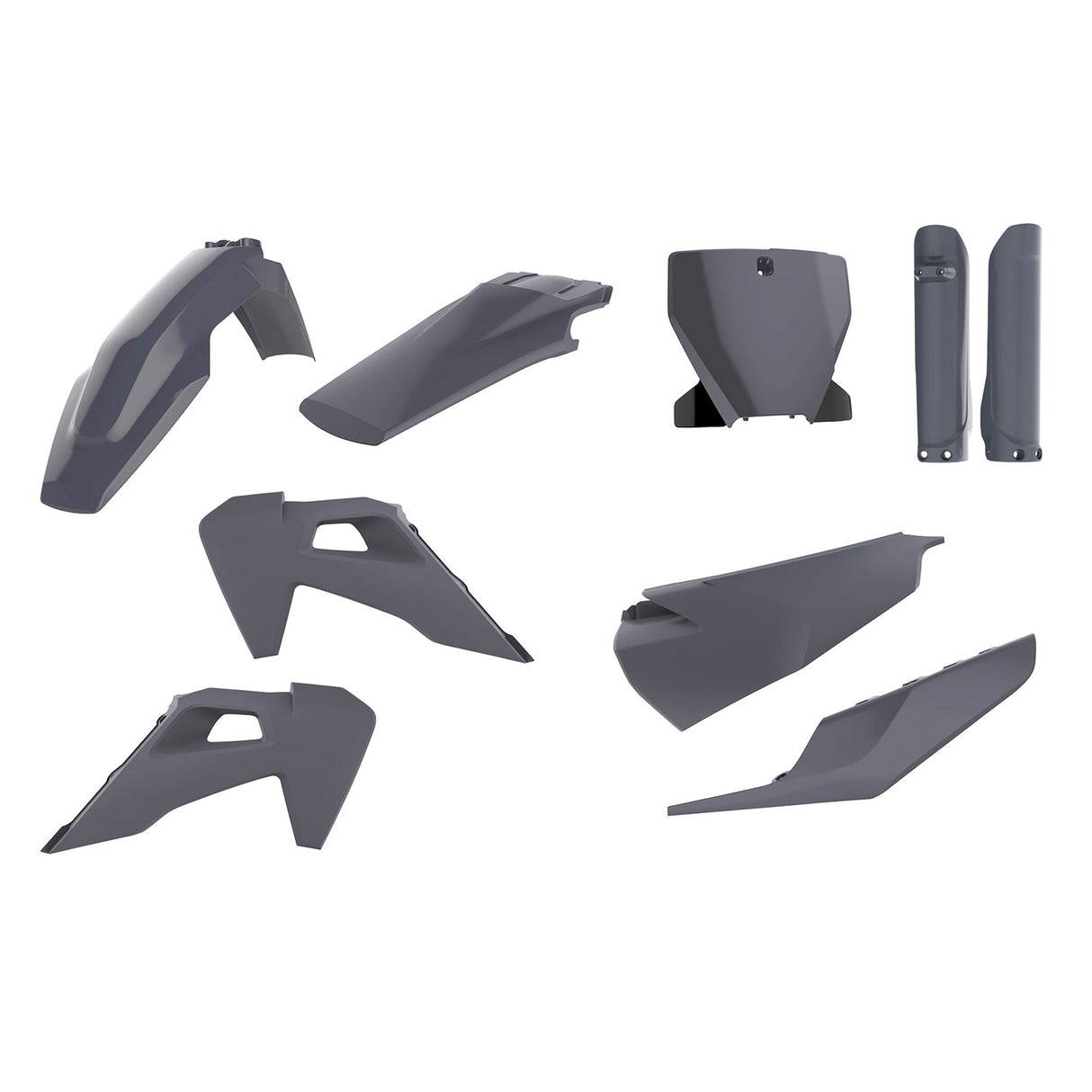 Polisport 75-911-20 Plastics Enduro Kit Nardo Grey for Husqvarna TE/FE 20-23