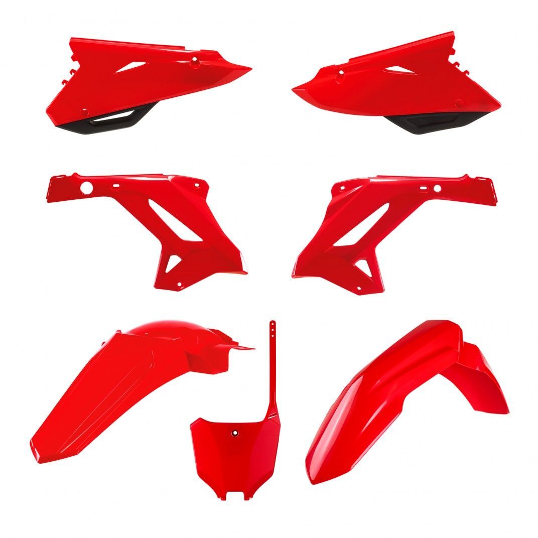 Polisport 75-913-09 Restyle Plastics MX Kit Red for Honda CR125/250 02-07