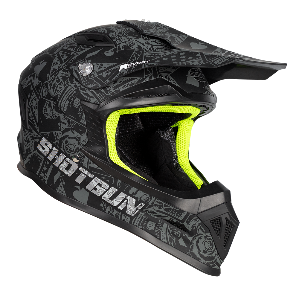 RXT SG-1 Ultra+ Shotgun All-In Matte Black/Grey Helmet