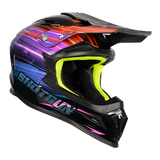 RXT SG-1 Ultra+ Shotgun Blur Gloss Black/Pink Helmet