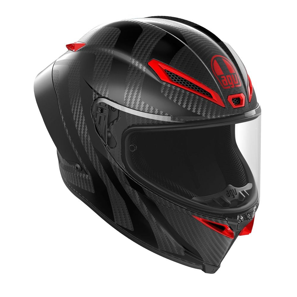 AGV Pista GP RR Intrepido Matte Carbon/Black/Red Helmet