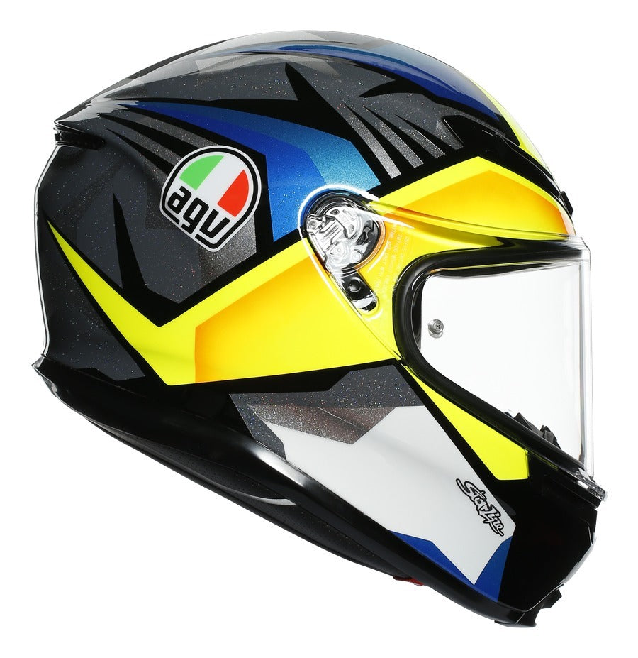 AGV K6 Joan Black/Blue/Yellow Helmet