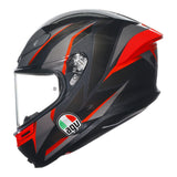 AGV K6 S Slashcut Black/Red Helmet