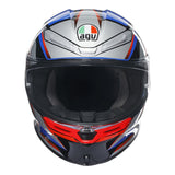 AGV K6 S Slashcut Blue/Red Helmet