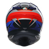 AGV K6 S Slashcut Blue/Red Helmet