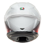 AGV K6 S SMU Fision White/Red/Light Grey Helmet