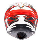 AGV K6 S Reeval White/Red/Grey Helmet