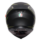 AGV K5 S Tornado Matte Black/Fluro Yellow Helmet