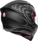 AGV K5 S Tornado Matte Black/Silver Helmet - EasyR