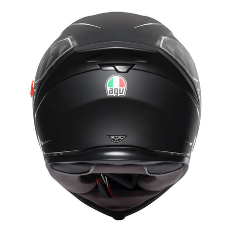 AGV K5 S Tornado Matte Black/Silver Helmet - EasyR