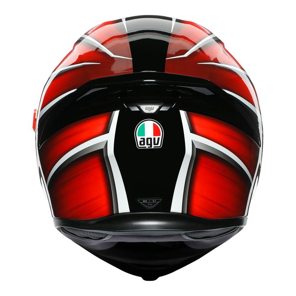 AGV K5 S Tempest Black/Red Helmet