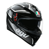 AGV K5 S Tempest Black/Silver Helmet - EasyR