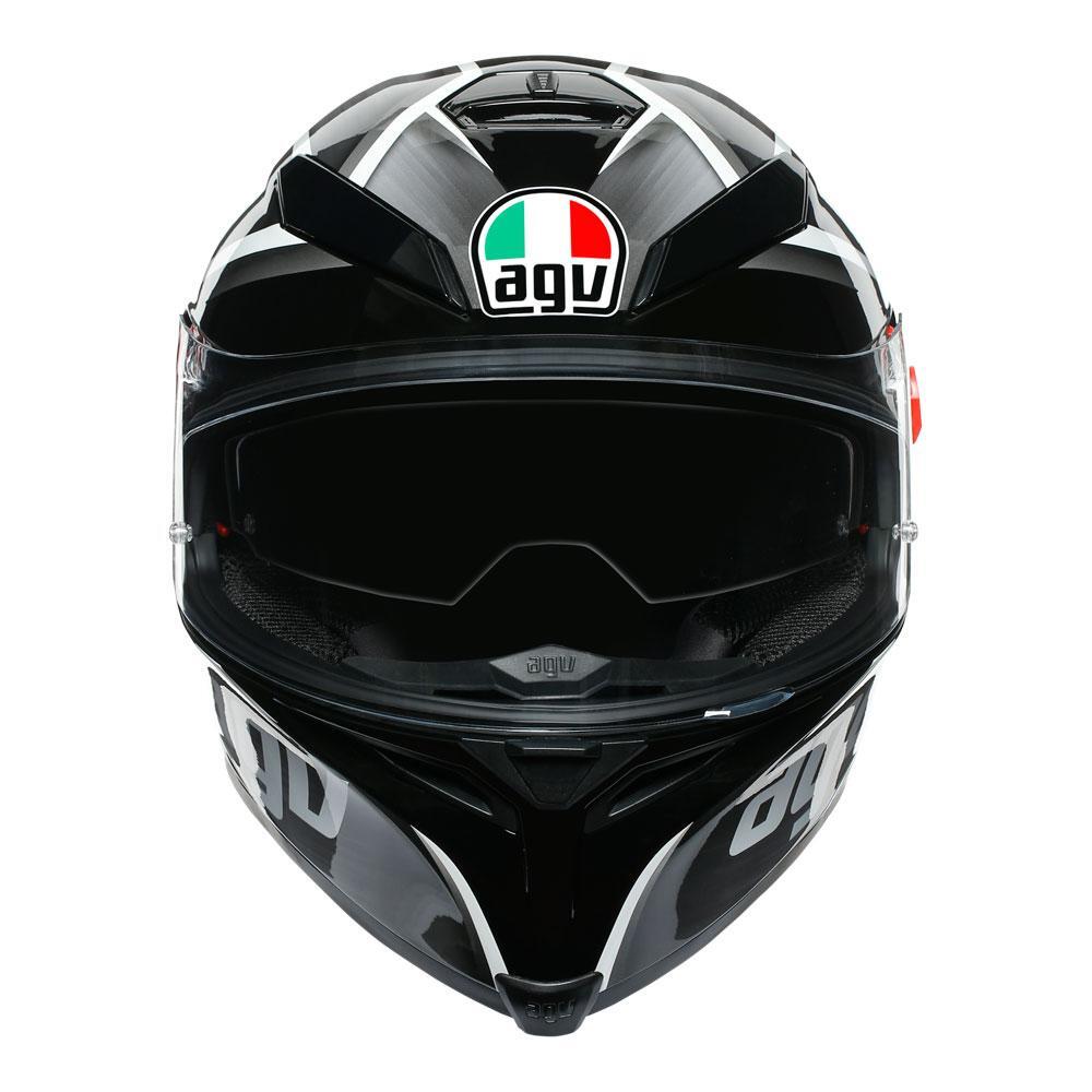 AGV K5 S Tempest Black/Silver Helmet - EasyR