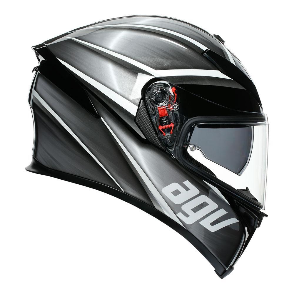 AGV K5 S Tempest Black/Silver Helmet - EasyR