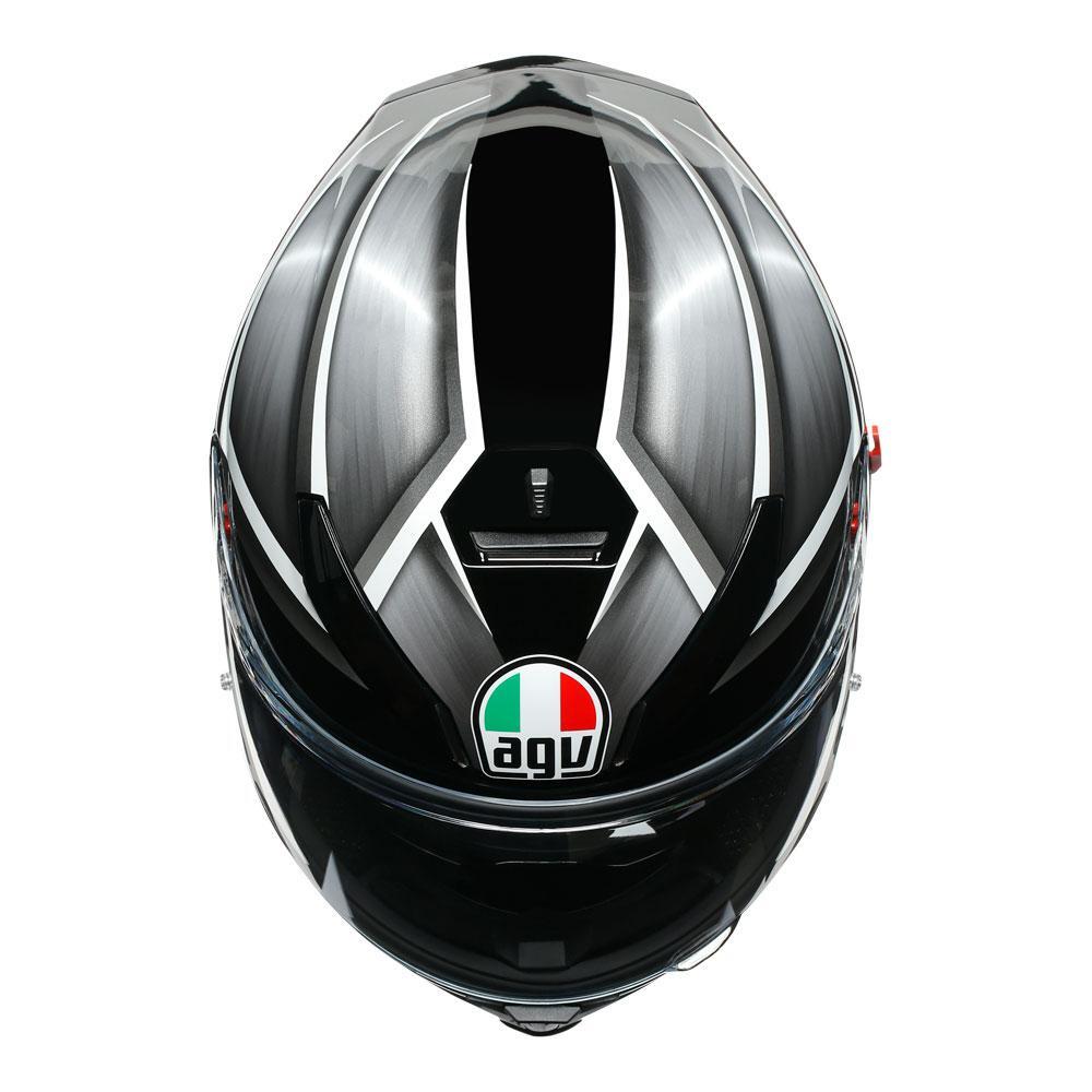 AGV K5 S Tempest Black/Silver Helmet - EasyR