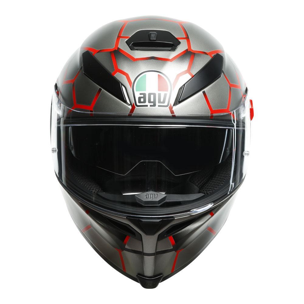 AGV K5 S Vulcanum Red Helmet