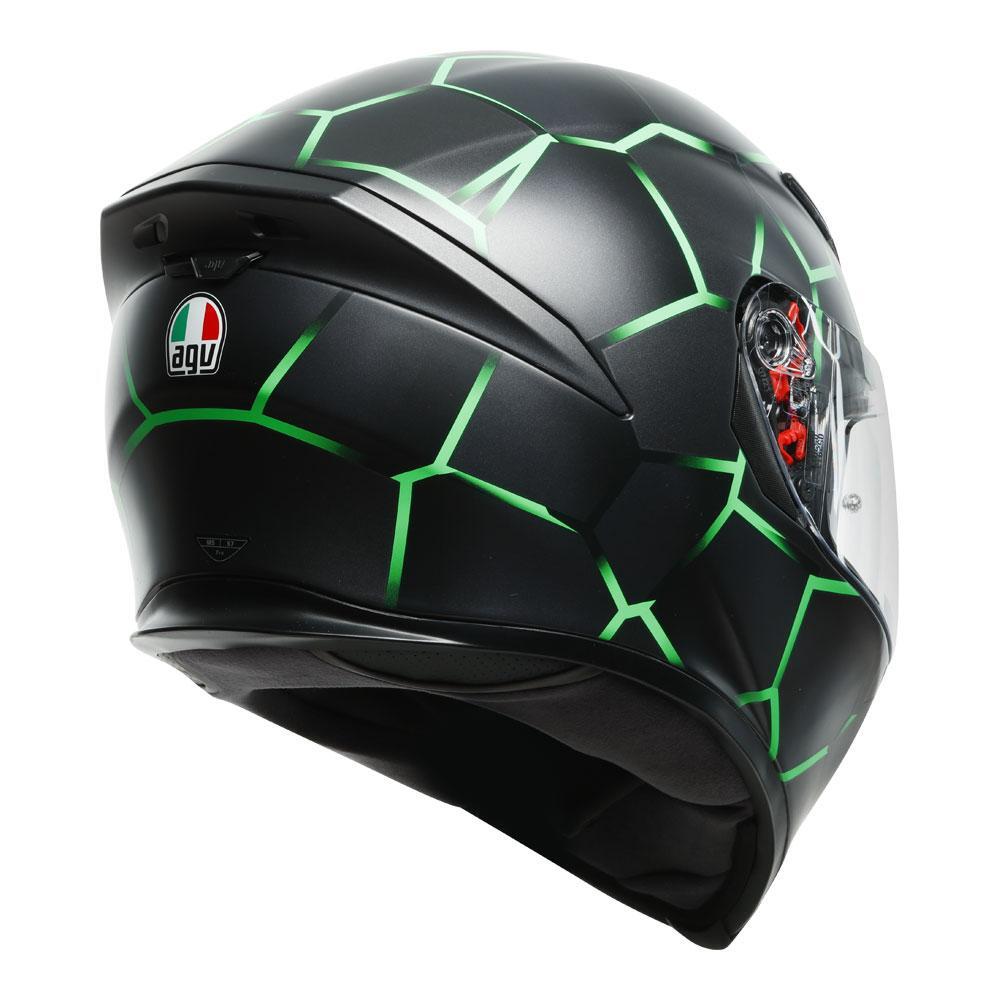 AGV K5 S Vulcanum Green Helmet