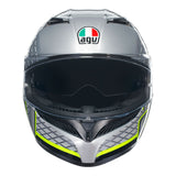 AGV K3 Fortify Grey/Black/Fluro Yellow Helmet