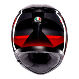 AGV K3 Striga Matte Black/Grey/Red Helmet