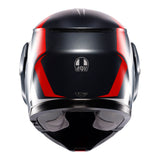 AGV Streetmodular Resia Matte Grey/Silver/Red Helmet