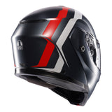 AGV Streetmodular Resia Matte Grey/Silver/Red Helmet