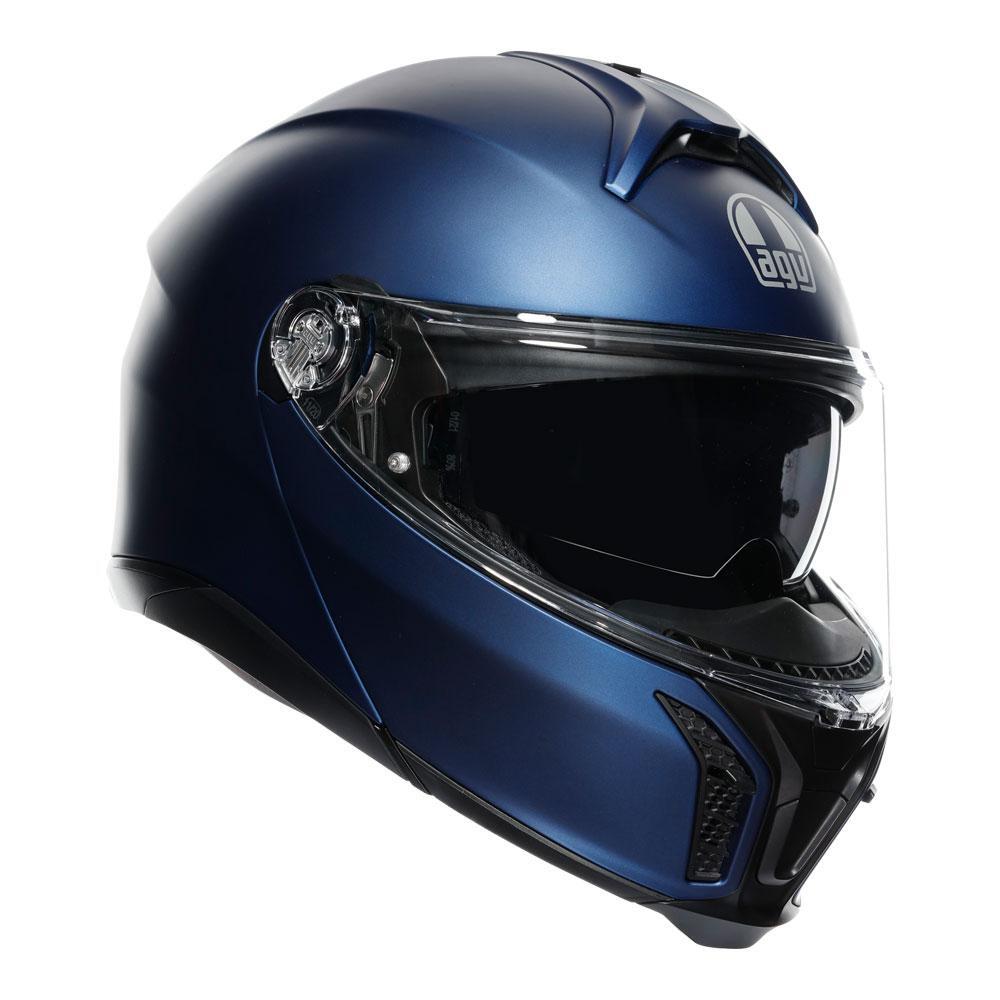 AGV Tourmodular Galassia Matte Blue Helmet - EasyR