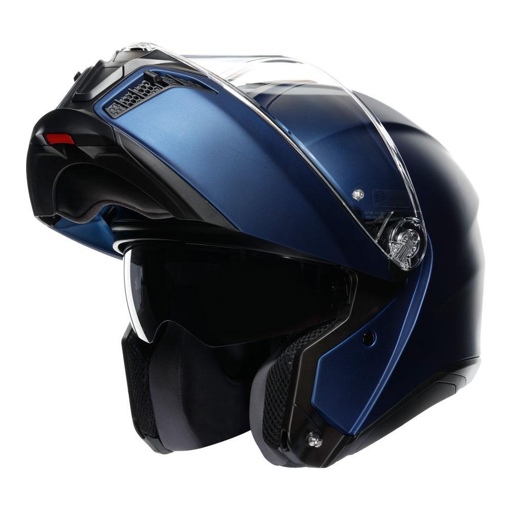 AGV Tourmodular Galassia Matte Blue Helmet - EasyR