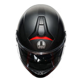 AGV Tourmodular Frequency Matte Gunmetal/Red Helmet