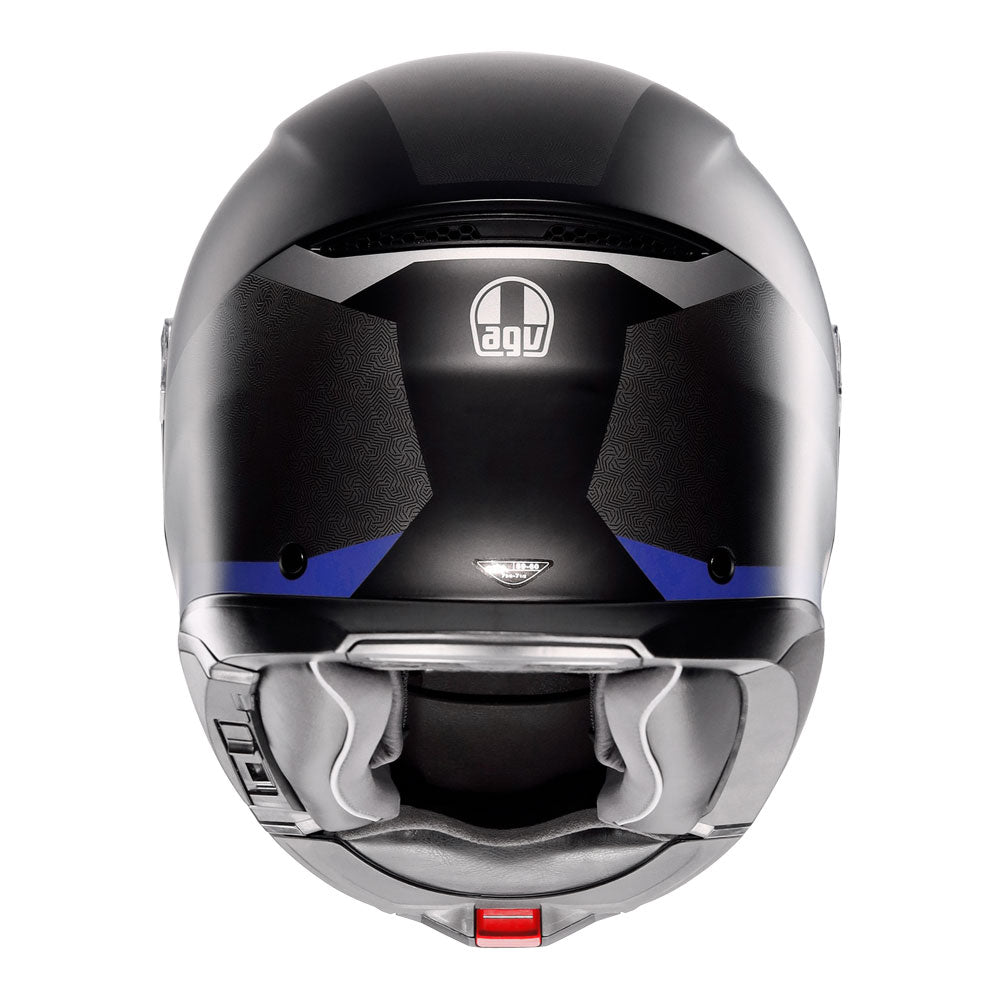 AGV Tourmodular Stray Matte Black/Grey/Blue Helmet